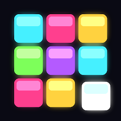 Neon Blocks Icon